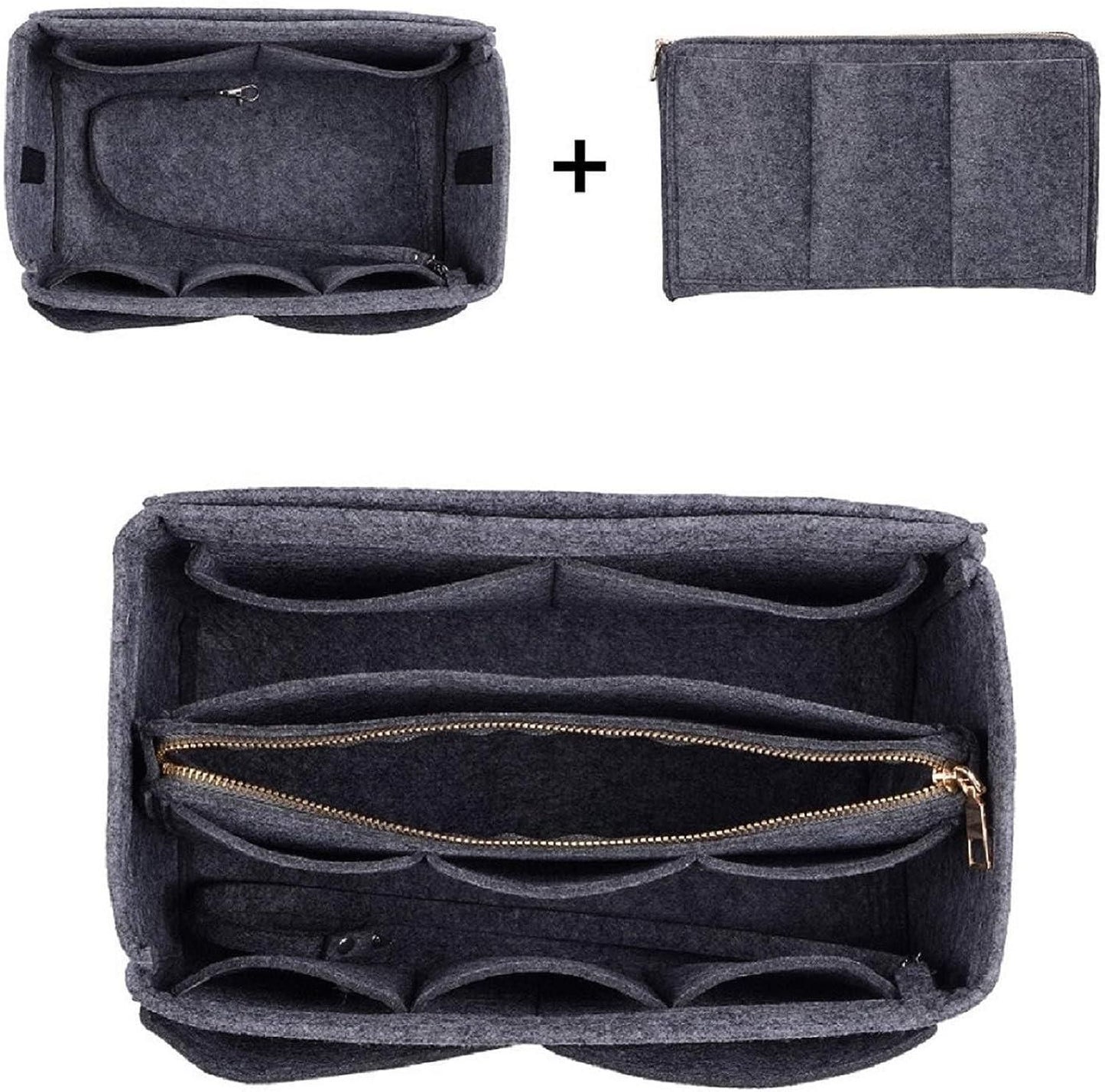 Felt Fabric Purse Organiser | Handbag Storage Solution | Efficient & Neat