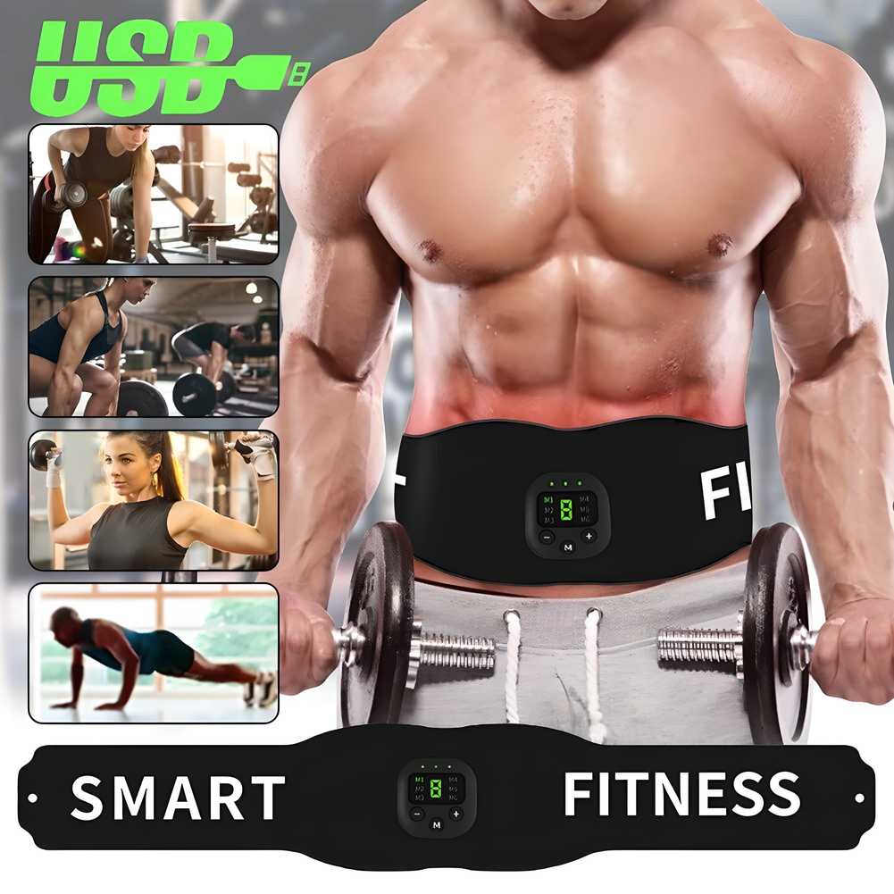 Electronic Abdominal Muscle Stimulator – Smart Fitness Ab Belt