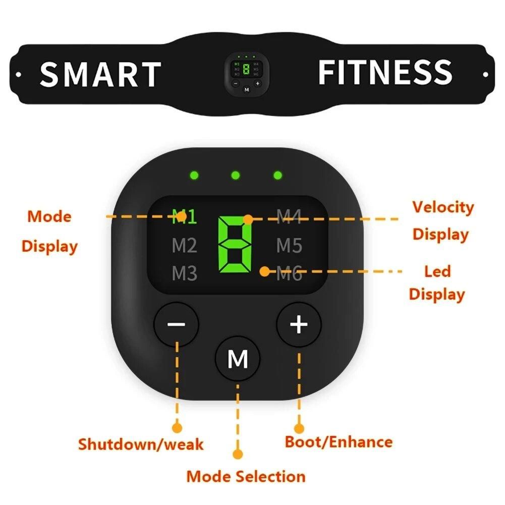 Electronic Abdominal Muscle Stimulator – Smart Fitness Ab Belt